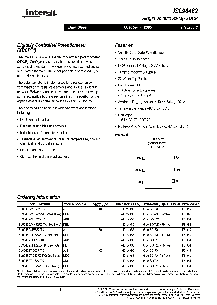 ISL90462_303768.PDF Datasheet