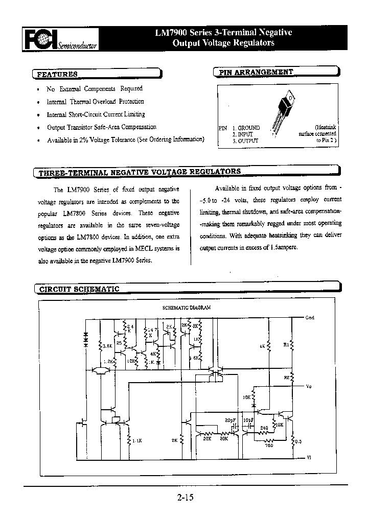 LM7909_202711.PDF Datasheet Download --- IC-ON-LINE