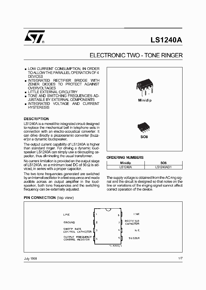 LS1240_121533.PDF Datasheet Download --- IC-ON-LINE