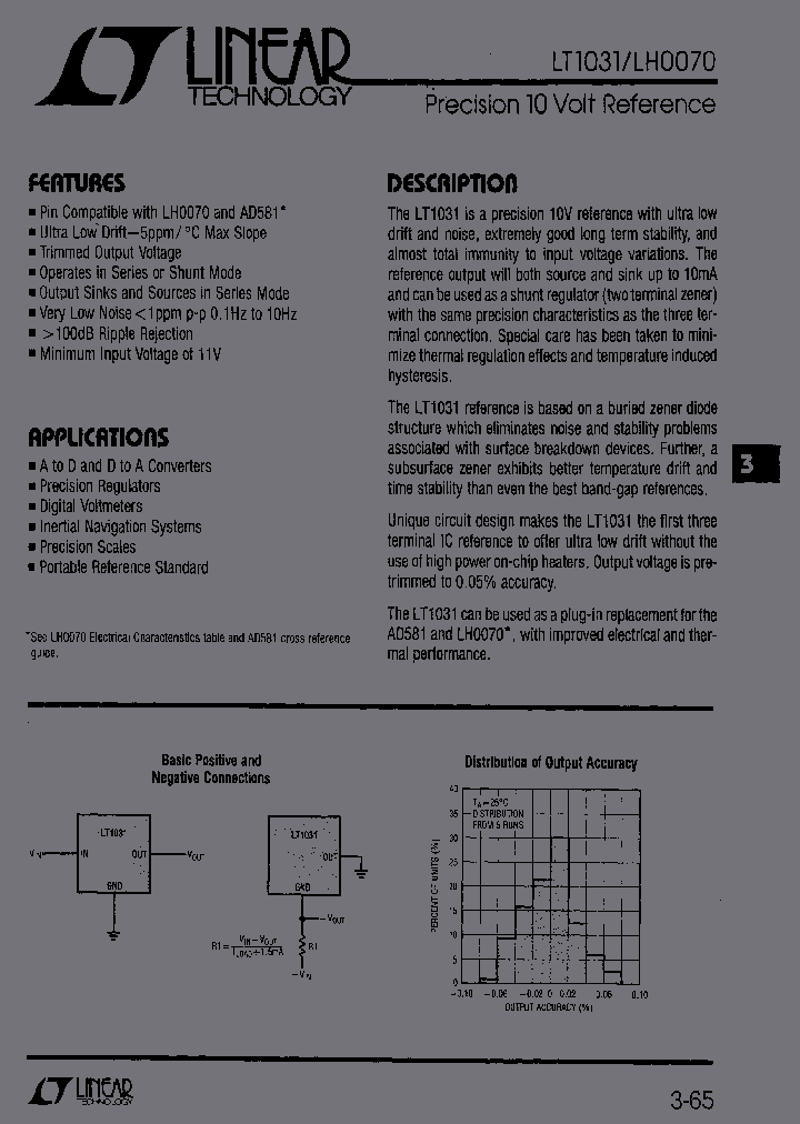 LT1031_74978.PDF Datasheet Download --- IC-ON-LINE