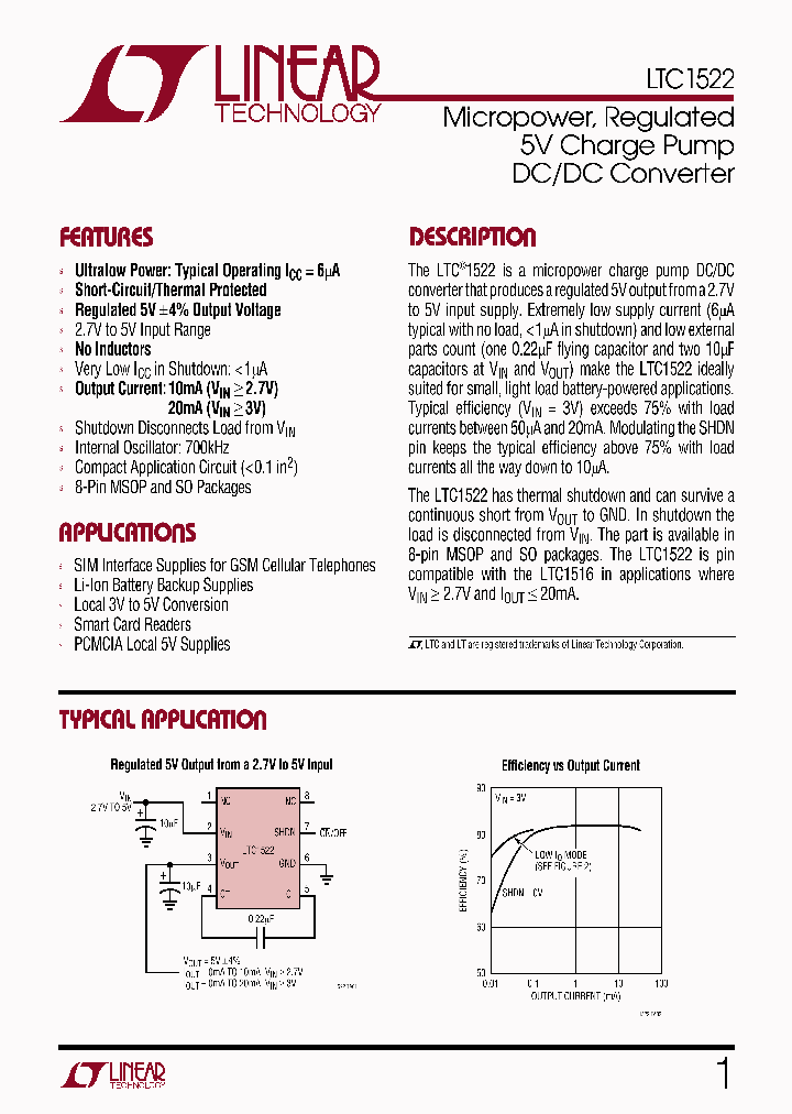 LTC1522_207726.PDF Datasheet Download --- IC-ON-LINE