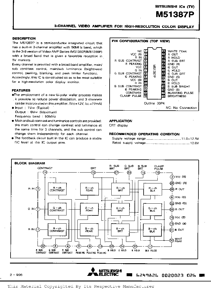 M51387P_288512.PDF Datasheet