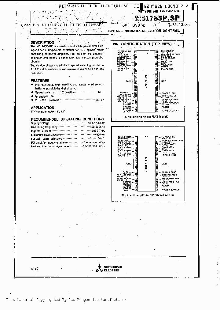 M51785SP_286688.PDF Datasheet