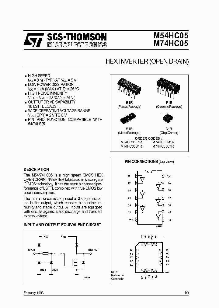 M54HC05_134315.PDF Datasheet