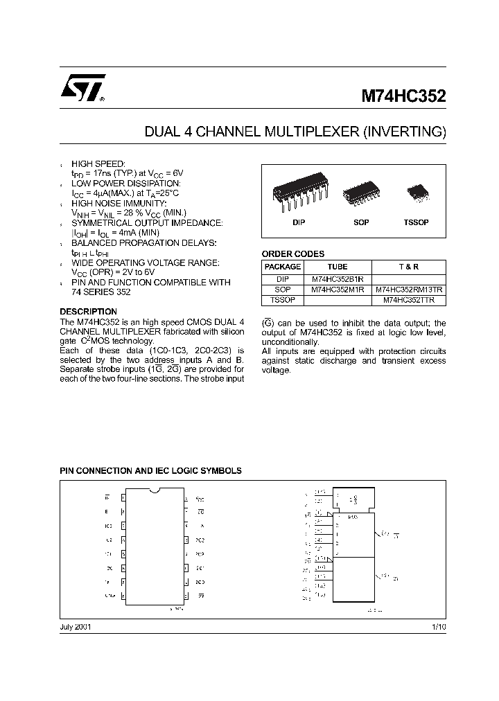 M74HC352_278657.PDF Datasheet