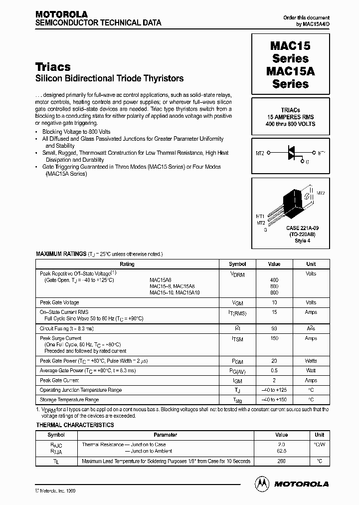 MAC15A4D_239226.PDF Datasheet