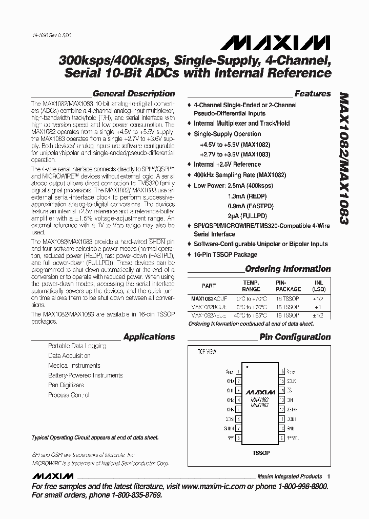 MAX1082_2814.PDF Datasheet Download