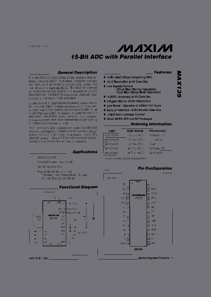 MAX135_50332.PDF Datasheet