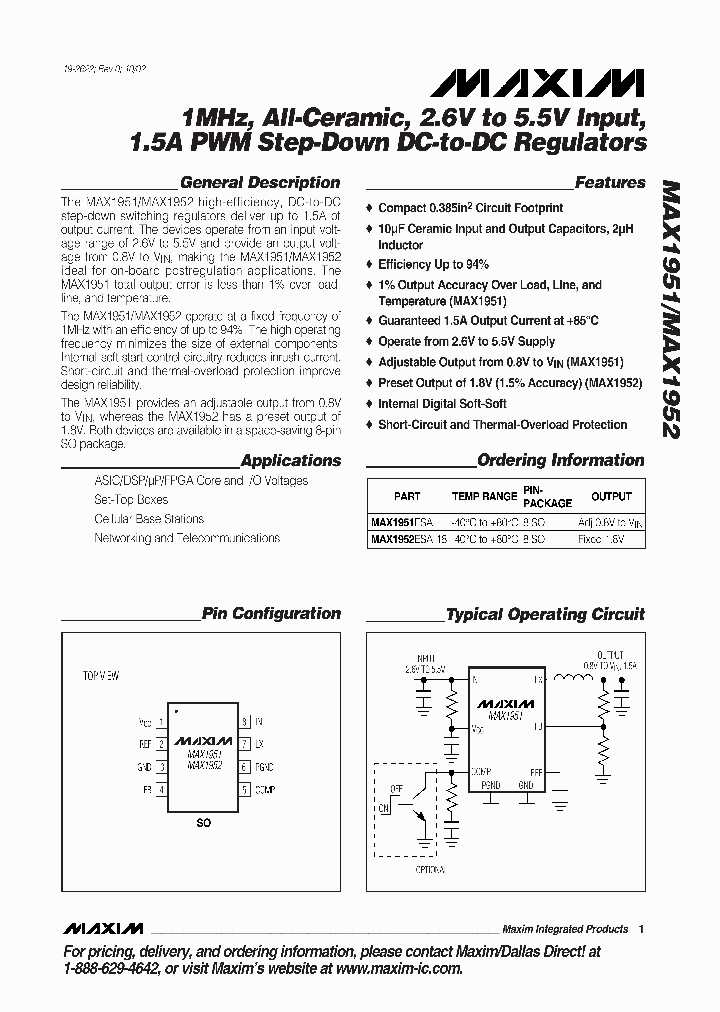 MAX1952ESA-18_201673.PDF Datasheet
