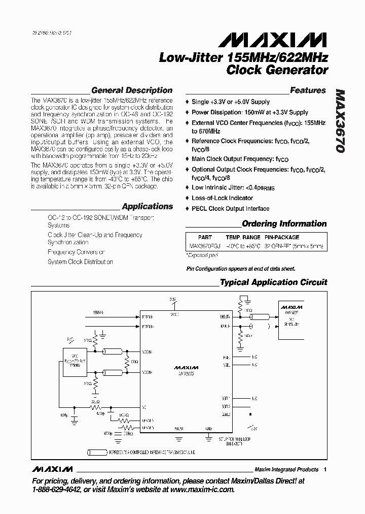 MAX3670_295212.PDF Datasheet