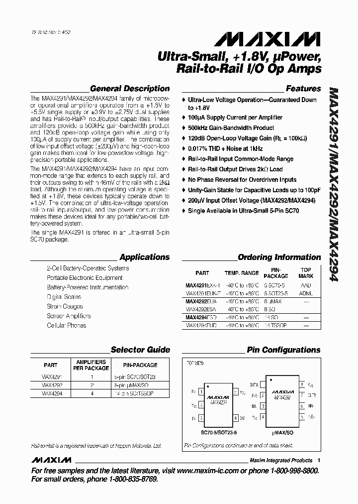 MAX4294_276941.PDF Datasheet