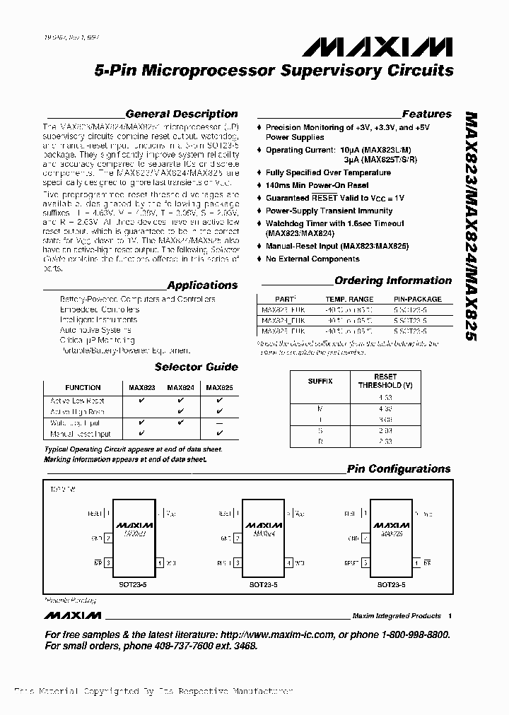 MAX824REUK_261357.PDF Datasheet