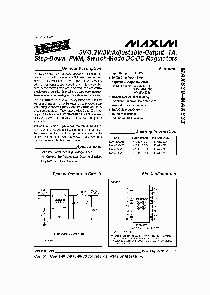 MAX830_48409.PDF Datasheet