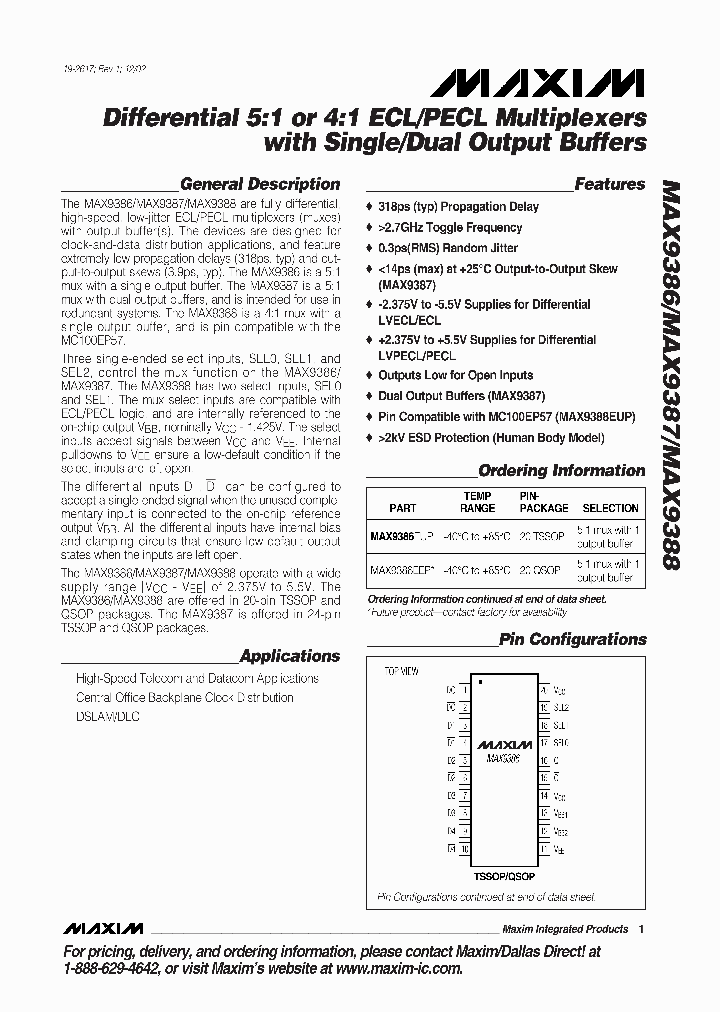 MAX9386_275209.PDF Datasheet