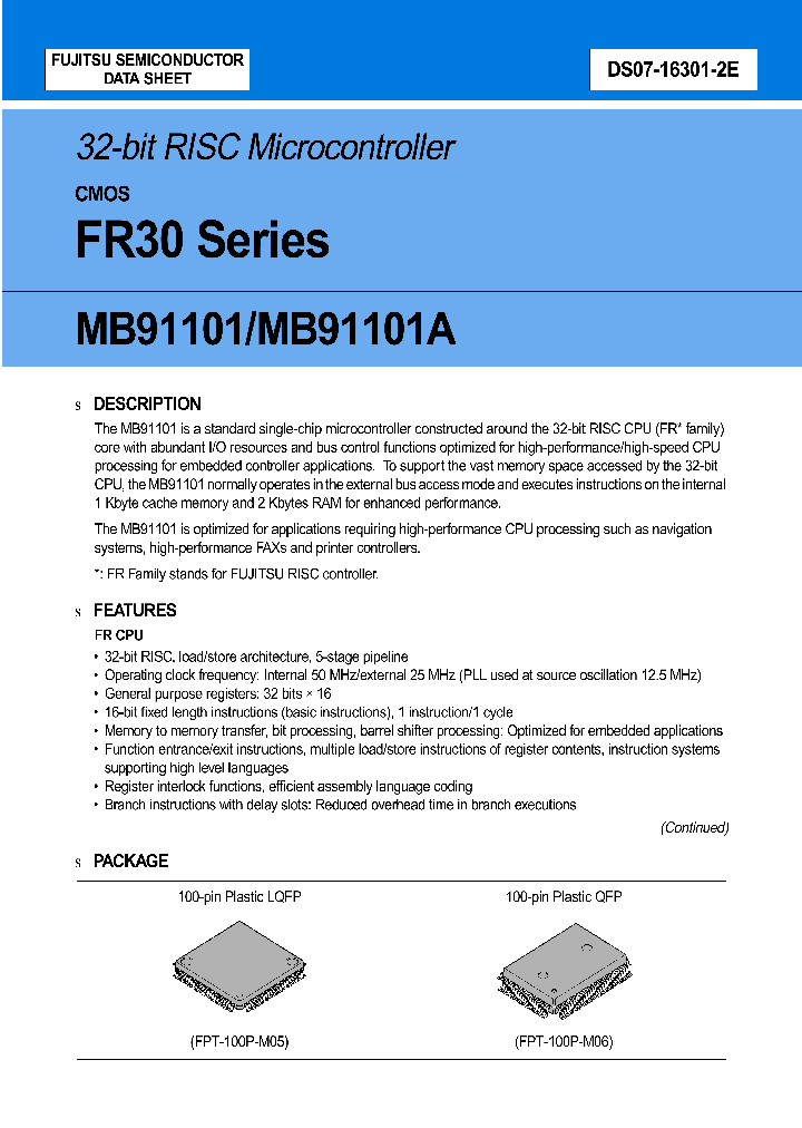 MB91101_27681.PDF Datasheet