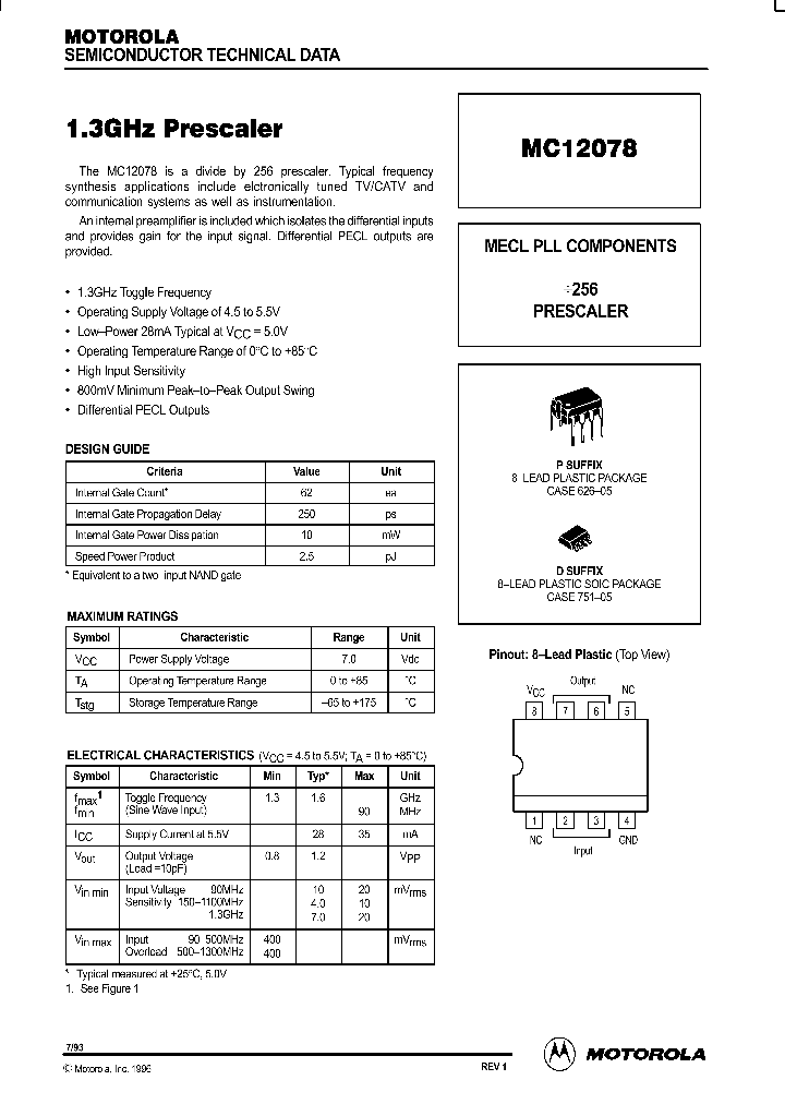 MC12078D_305253.PDF Datasheet