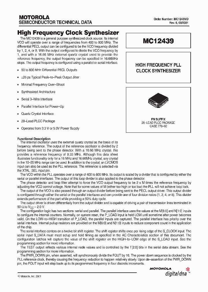 MC12439_296197.PDF Datasheet
