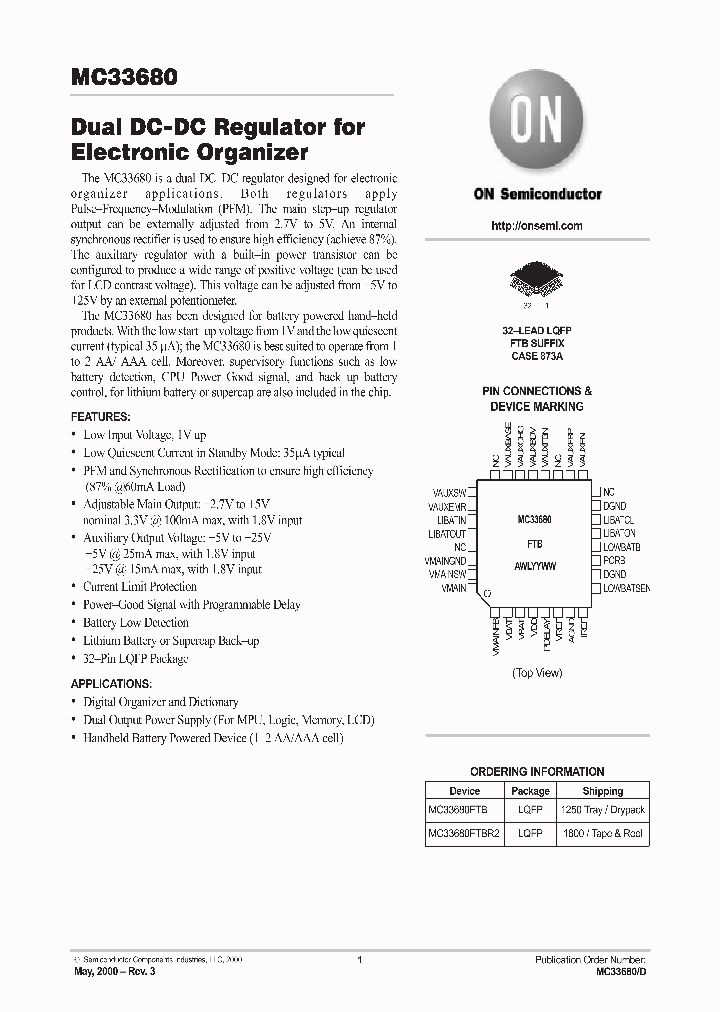 MC33680FTB_257712.PDF Datasheet