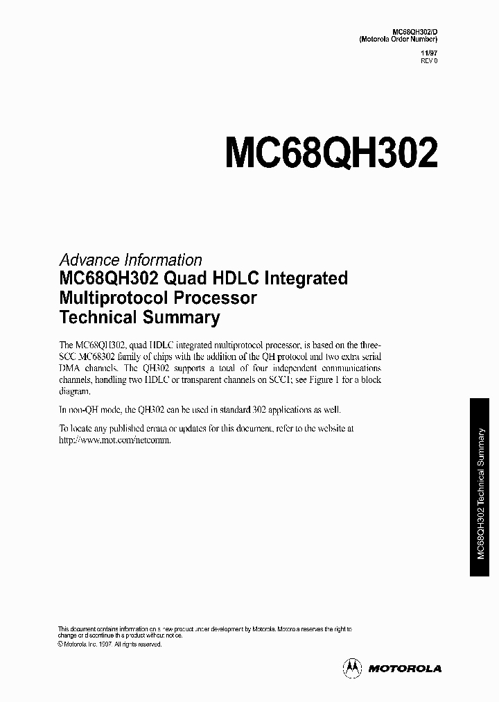MC68QH302_228452.PDF Datasheet