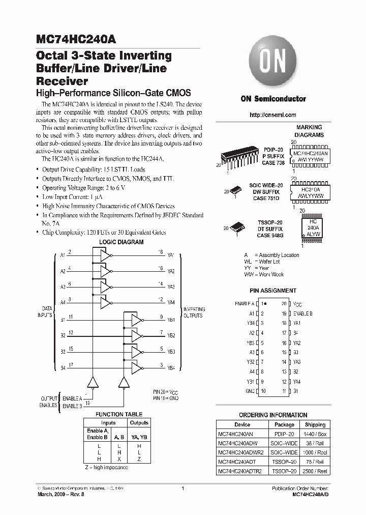 MC74HC240A_276772.PDF Datasheet