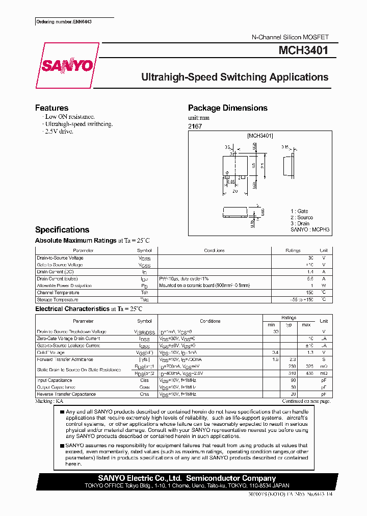 MCH3401_290742.PDF Datasheet