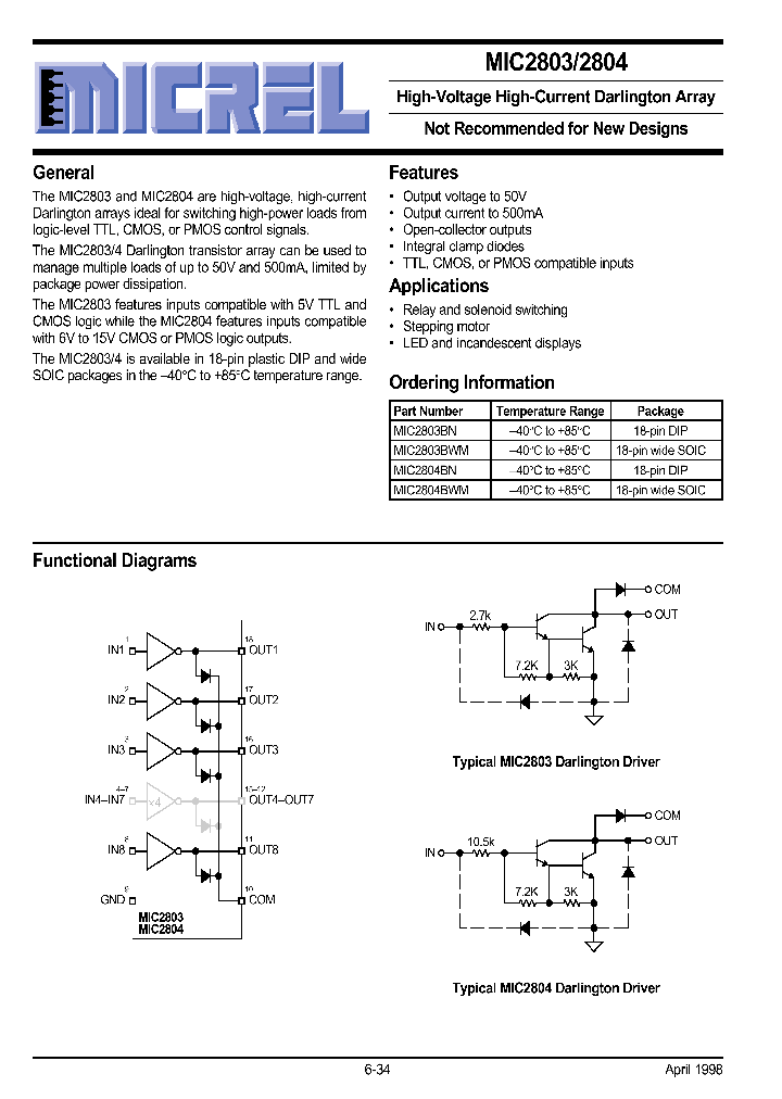 MIC2803_224590.PDF Datasheet