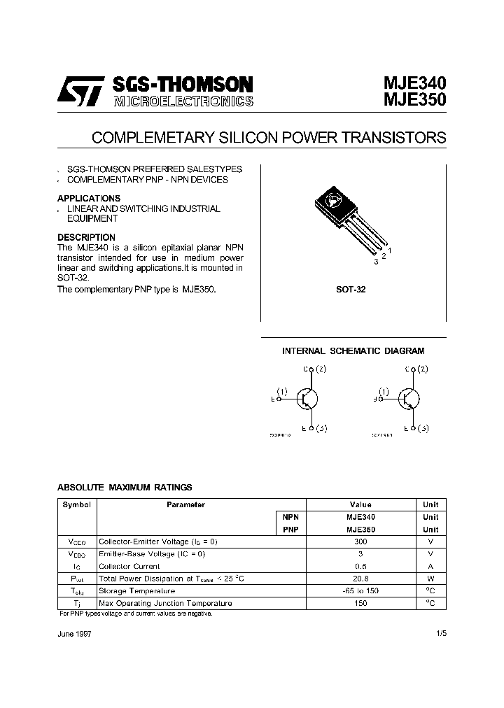 MJE340_258602.PDF Datasheet