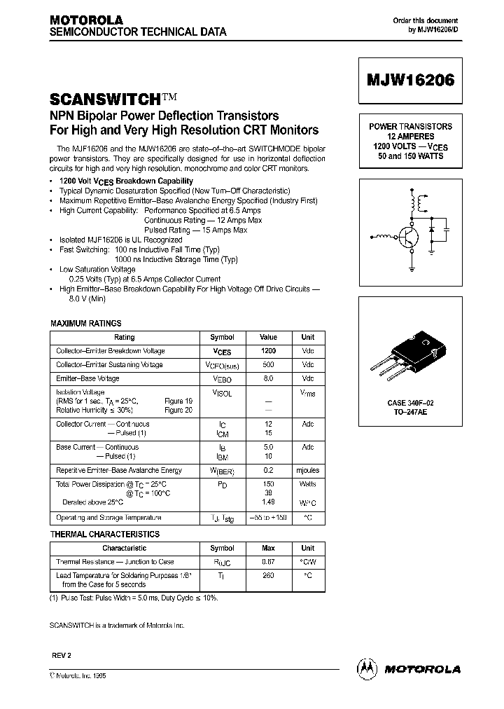 MJW16206_300297.PDF Datasheet Download