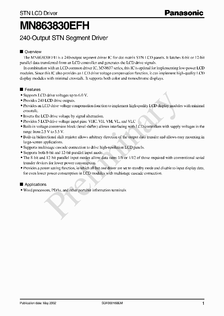 MN863830EFH_275130.PDF Datasheet