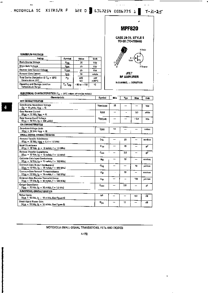 MPF820_288305.PDF Datasheet