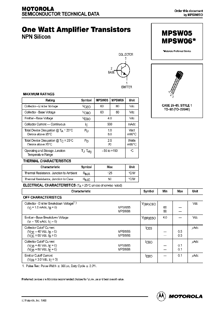 MPSW06_257338.PDF Datasheet