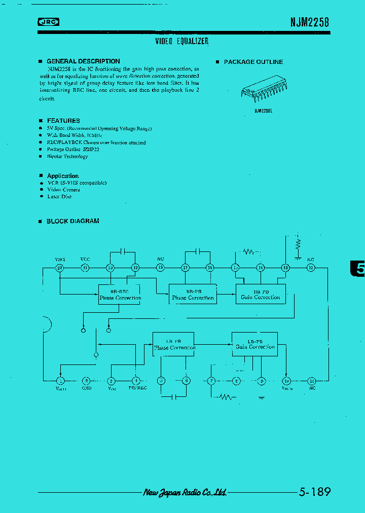 NJM2258_32474.PDF Datasheet