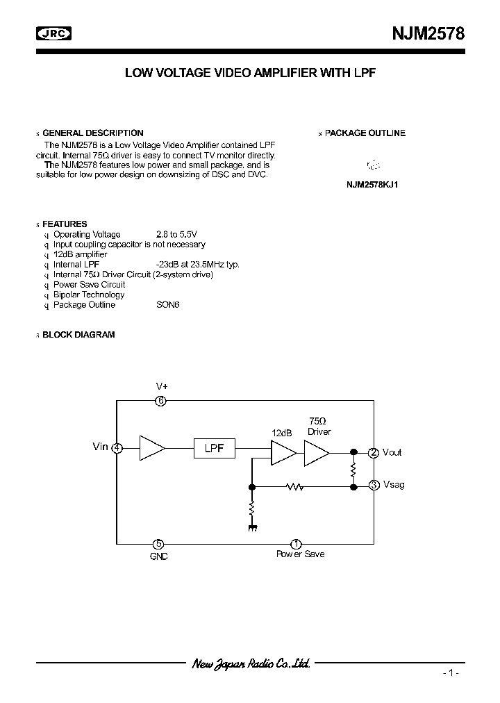 NJM2578_295206.PDF Datasheet