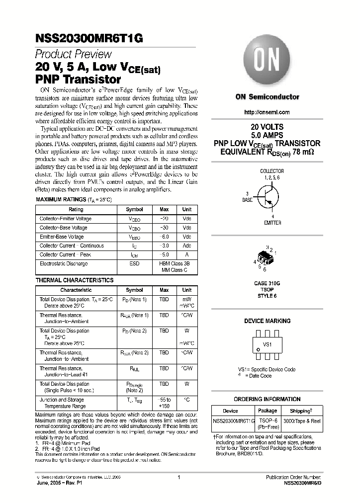 NSS20300MR6T1G_279006.PDF Datasheet