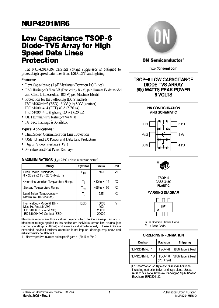 NUP4201MR6_242391.PDF Datasheet