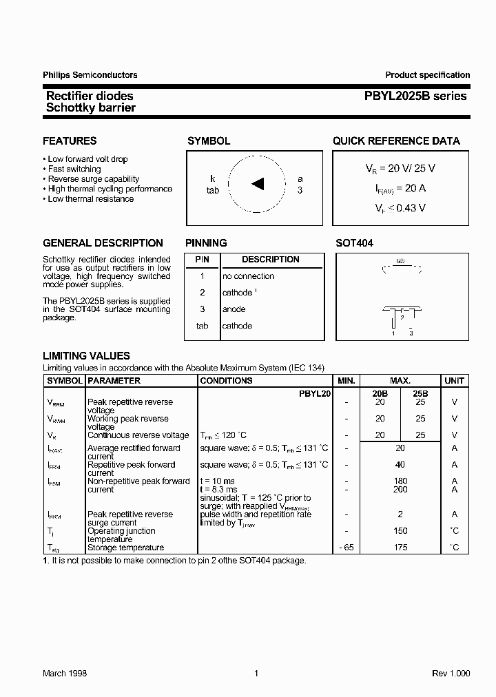 PBYL2025BSERIES_293787.PDF Datasheet