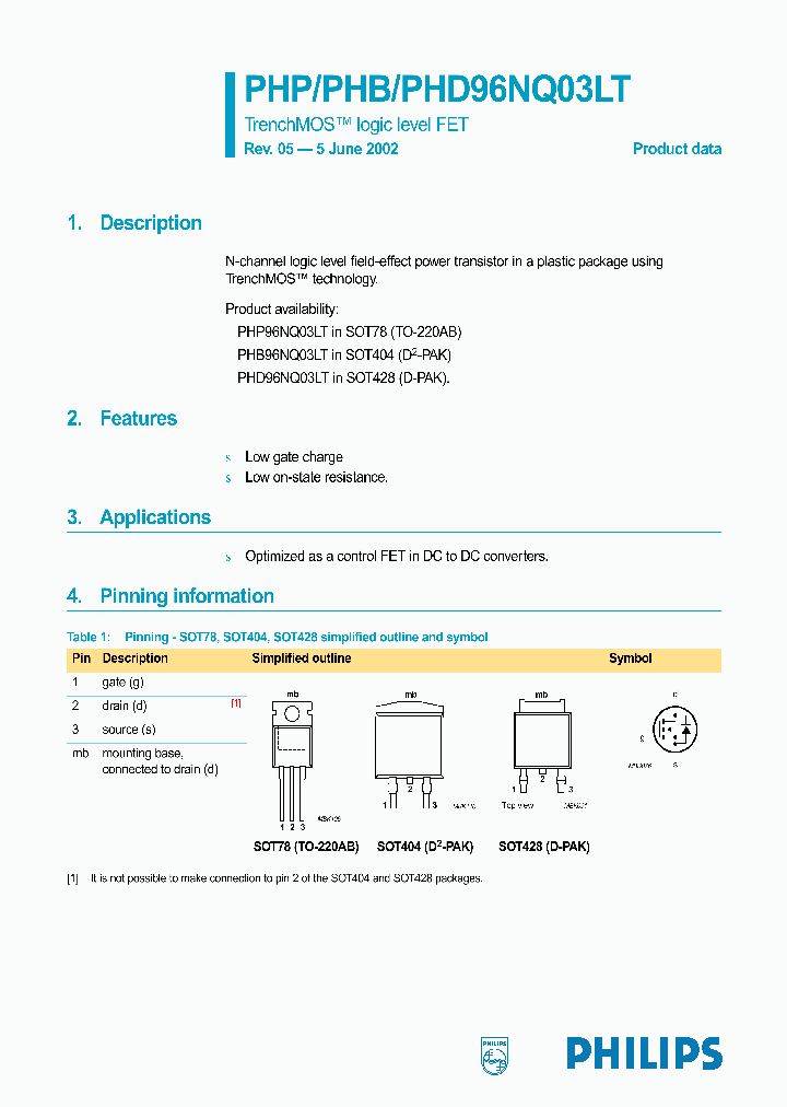 PHP96NQ03LT_242337.PDF Datasheet