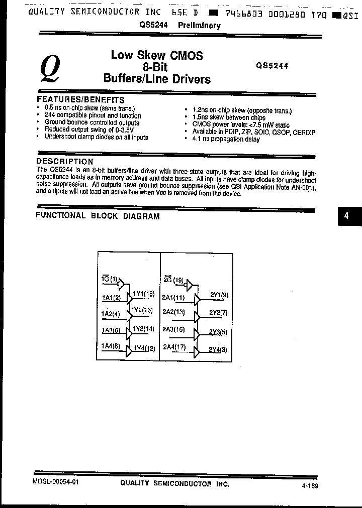 QS5244_302317.PDF Datasheet