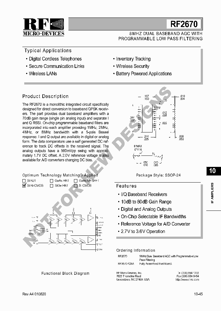RF2670_294596.PDF Datasheet