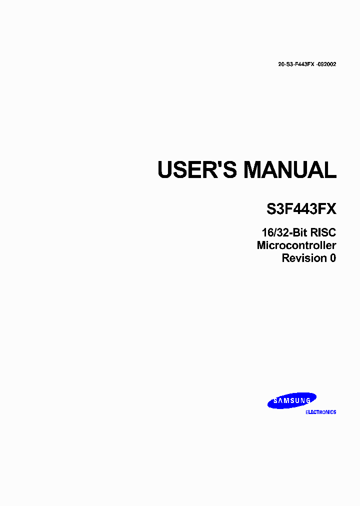 S3F443FX_293736.PDF Datasheet