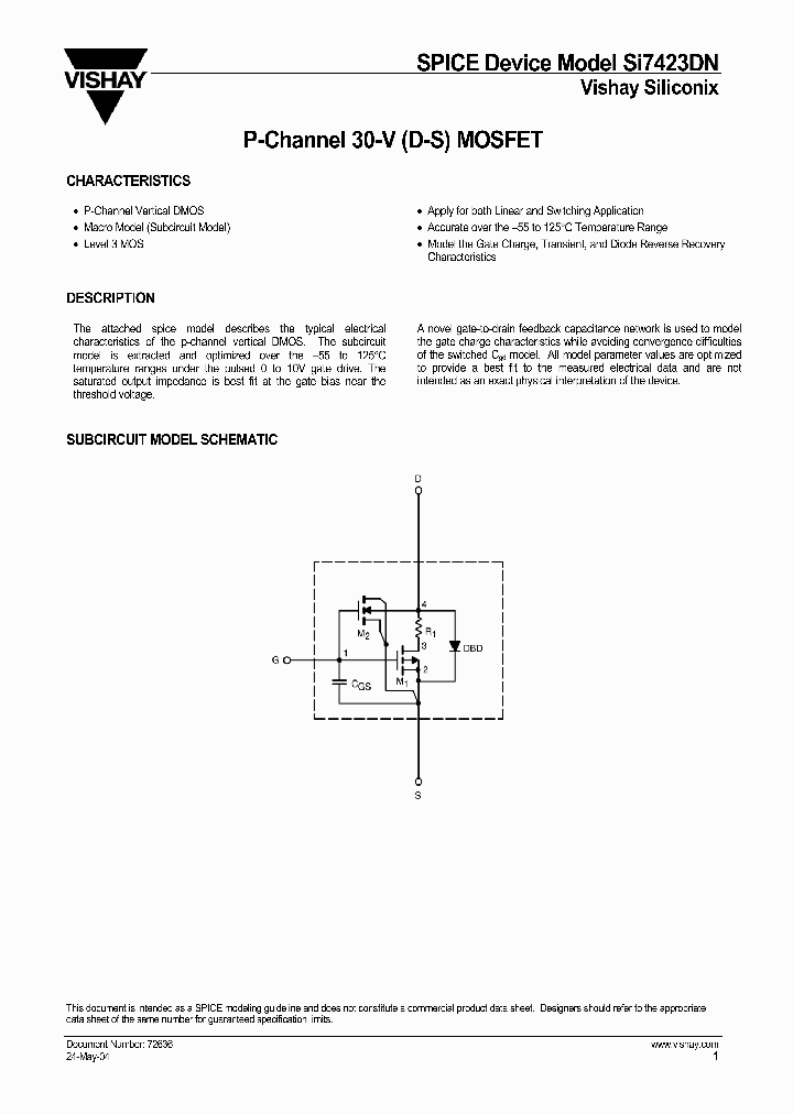 SI7423DN_291005.PDF Datasheet