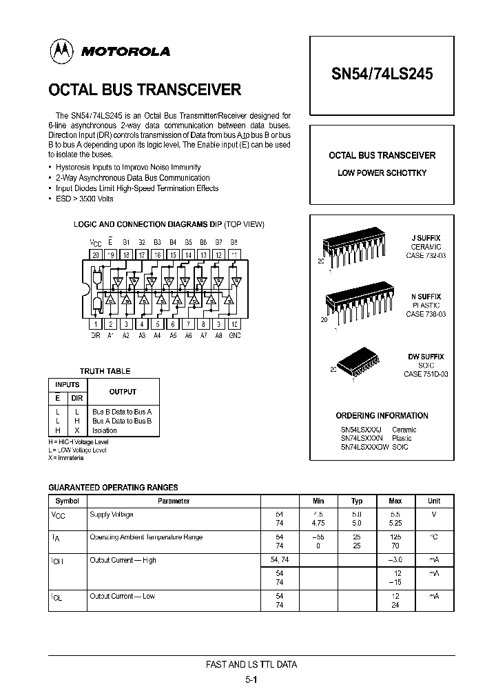 SN5474LS245_275979.PDF Datasheet