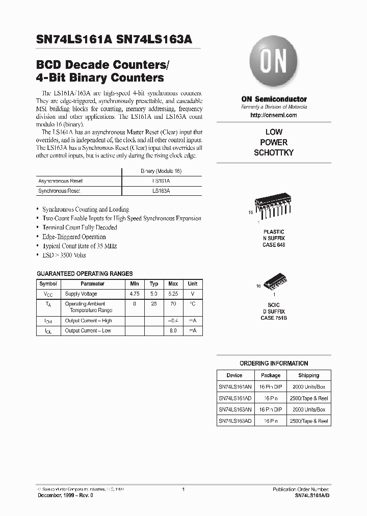 SN74LS163AD_275837.PDF Datasheet