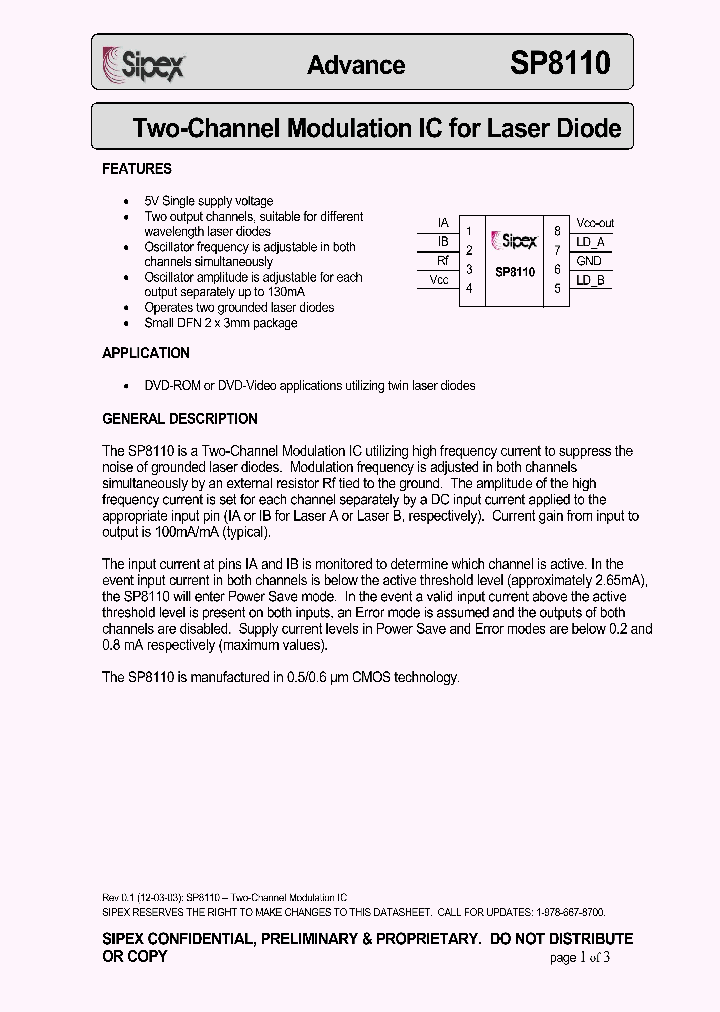 SP8110_291214.PDF Datasheet