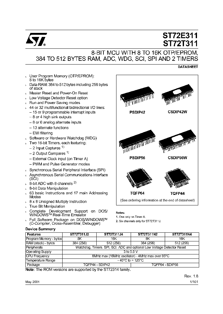 ST72311N4_293641.PDF Datasheet