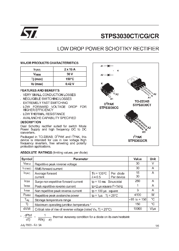 STPS3030CT_292904.PDF Datasheet