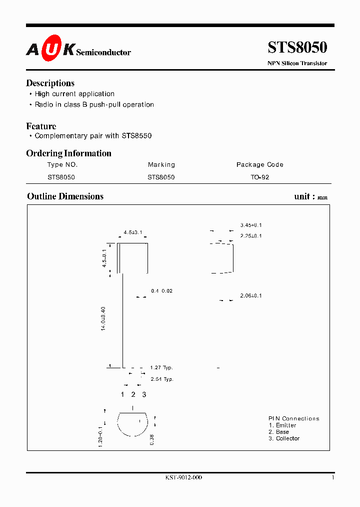 STS8050_200278.PDF Datasheet