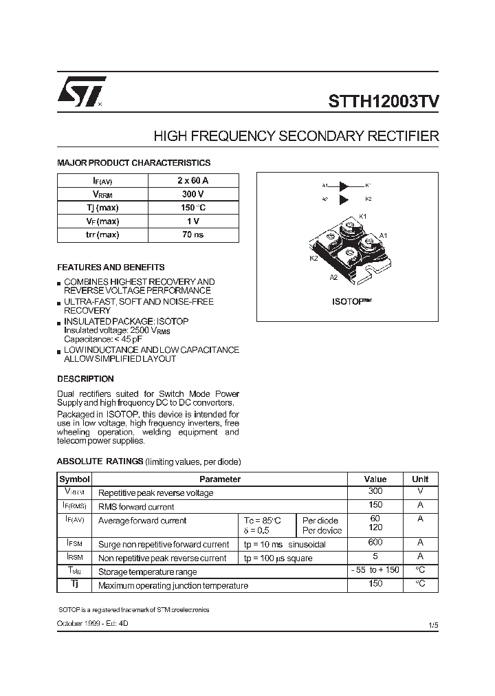 STTH12003TV_258175.PDF Datasheet