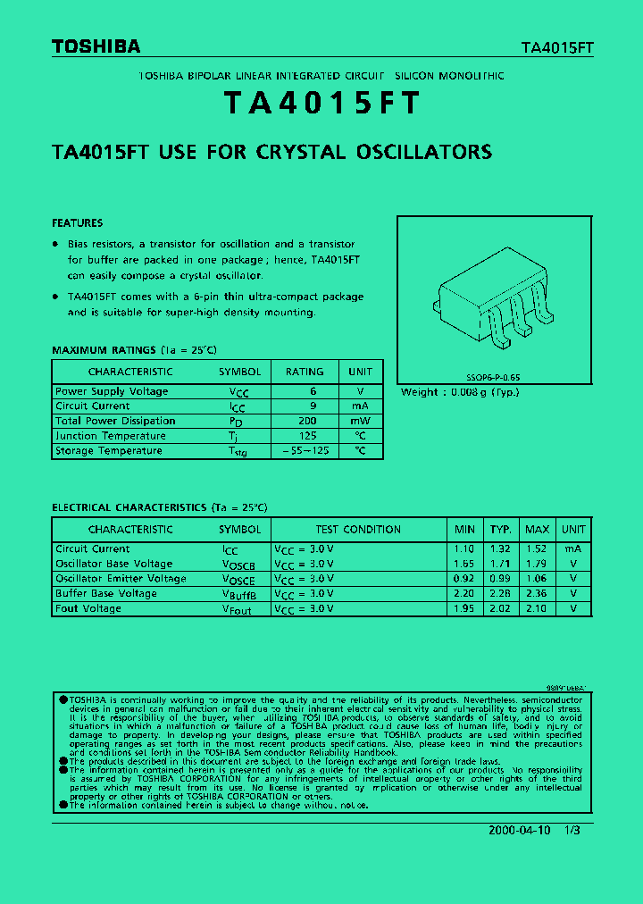 TA4015FT_278622.PDF Datasheet