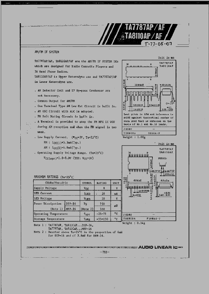 TA7787AF_204114.PDF Datasheet